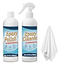 Resin Polishing Kit - 500ml Pro Polish & 500ml Epoxy Cleaner Kit, Specially Formulated for Epoxy Resin, Removes Scratches & Scuffs - Perfect for DIYers, Home Decor