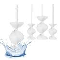 Resiners Spiral Silicone Paddles for Dual-Head Resin Mixer, 4pcs