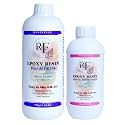 3:1 Crystal Clear High Gloss Epoxy Resin and Hardener Set - Premium Resin Art Kit for Beginners, Artists, Professionals, DIY - High Gloss Raisin Art Kit, Bubble-Free, Non-Yellowing 1kg