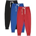 Resinta Boy Joggers Sweatpants Toddler Cotton Pant with Pockets Drawstring