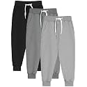 Resinta Boy Joggers Sweatpants Toddler Cotton Pant with Pockets Drawstring