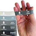 Resistance Bands - 5 Finger Grip Training for Strength Expansion | Ideal for Extensor, Forearm, Hand, and Finger Exercises | Perfect for Rehabilitation Hand Therapy