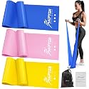 HPYGN 3 Levels Non-Latex Exercise Bands for Physical Therapy &amp; Yoga, Professional Resistance Bands Set for Working Out, Strength Training, Pilates &amp; Rehab, TPE Elastic Stretch Bands for Seniors, Women
