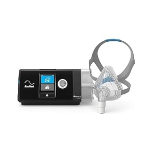 resmed airsense 10 autoset apac tri c 4g therapy device cpap with 4g connectivity with airtouch f20 full face mask medium