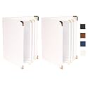 Restaurant Menu Cover 8.5x11 Inch Premium Leather (Set of 2) – 4 Page 8 View, Elegant Durable Menu Holder for Restaurants, Hotels, Cafes, Office, Upscale Dining & Events