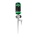 RESTMO Gear Drive Sprinkler with Step Spike Base, Green