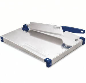 RESTOKART Steel chopping board board3131CM2 in 1