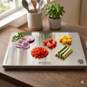 RESTOKART Steel Chopping Board-Medium3525cmCutting Board for Kitchen