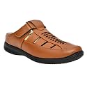 Restroad Mens Synthetic Leather Sandals