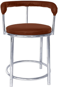 restwell 173 stool with comfortable cushion seatchrome steel frame chair for outdoor use metal outdoor chair