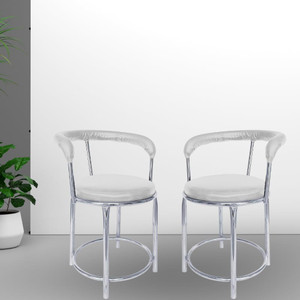 restwell 173 stool with comfortable cushion seatchrome steel frame chair for outdoor use metal outdoor chair