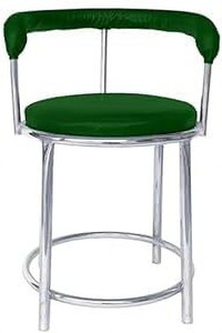 restwell 173 stool with comfortable cushion seatchrome steel frame chair for outdoor use metal outdoor chair