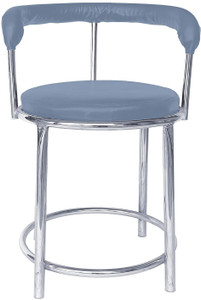 restwell 173 stool with comfortable cushion seatchrome steel frame chair for outdoor use metal outdoor chair