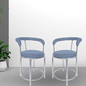 restwell 173 stool with comfortable cushion seatchrome steel frame chair for outdoor use metal outdoor chair