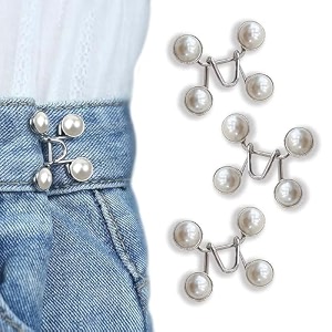 3 pcs adjustable waist buckle extender set jeans extender waist extender button for pants adjustable jean button perfect fit instant button 3
