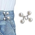 Adjustable Waist Buckle Extender Set for Jeans and Pants - Perfect Fit Instant Button (1 Pc)