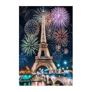 retailio 5d diamond painting kit 12x16inch diamond painting kit for adults amp kids very suitable for home leisure and wall decoration effiel tower-2