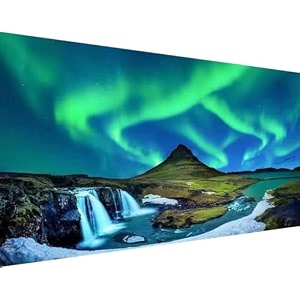 aurora light 275 x 157 inch diamond painting 5d diamond painting kit for adults amp kids very suitable for home leisure and wall decoration gift for kids and adults
