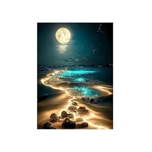 aurora light 275 x 157 inch diamond painting 5d diamond painting kit for adults amp kids very suitable for home leisure and wall decoration gift for kids and adults