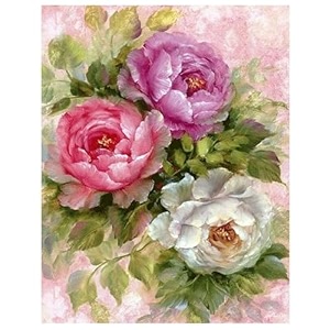 5d diamond painting kit 12x16inch diamond painting kit for adults amp kids very suitable for home leisure and wall decoration roses