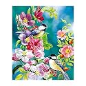 Retailio 5D Diamond Painting Kit, 12x16inch Diamond Painting Kit for Adults &amp; Kids, Very Suitable for Home Leisure and Wall Decoration (Birds with Flowers)