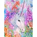 5D Diamond Painting Kit, 12x16inch Diamond Painting Kit for Adults &amp; Kids, Very Suitable for Home Leisure and Wall Decoration (Unicorn)