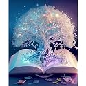 5D Diamond Painting Kit, 12x16inch Diamond Painting Kit for Adults &amp; Kids, Very Suitable for Home Leisure and Wall Decoration (Tree of Life)