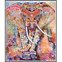 Retailio 5D Diamond Painting Kit, 12x16inch Diamond Painting Kit for Adults &amp; Kids, Very Suitable for Home Leisure and Wall Decoration (Colorful Elephant)