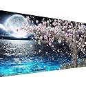 5D Diamond Painting Kit,27.5 X 15.7 inch Diamond Painting Kit for Adults &amp; Kids, Very Suitable for Home Leisure and Wall Decoration, Gift for Kids and Adults (Moon)