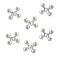 6 Pcs Adjustable Waist Buckle Extender Set for Jeans and Pants - Perfect Fit Instant Button (6)