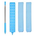 Retractable Gap Duster Cleaner Cleaning Tools with 2 Microfiber Dusting Cloths Washable Duster for Cleaning Under Appliances Furniture Couch Fridge
