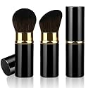 Retractable Kabuki Makeup Brush, Travel Powder Face Makeup Brush Set 2 Pack