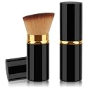 Retractable Kabuki Makeup Brushes, Angled Flawless Face Makeup Brush