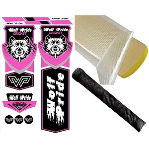 retro classic cricket bat sticker