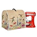 Retro Hummingbird Floral Stand Mixer Covers for Kitchen Aid 4.5-5 Quart Flower Pattern Cover Universal Kitchen Small Appliance Covers