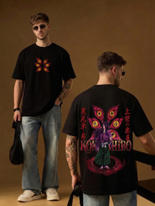 The Retro India Graphic Print Men Round