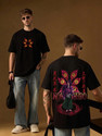 The Retro India Graphic Print Men Round