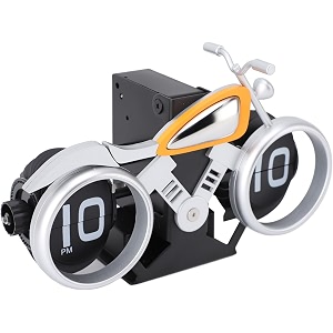 retro motorbike clock creative design motorcycle flip clock motorcycle