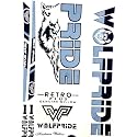 Retro Plus Gray Cricket Bat Sticker