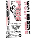 Retro Plus Pink Cricket Bat Sticker
