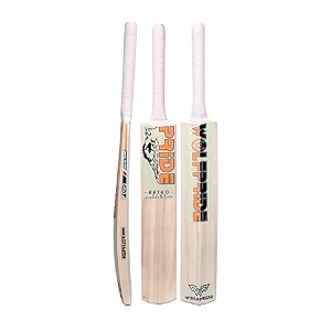 retro plus full size cricket bat ideal for age 15 yrs with anti scuff sheet toe and cover retro plus orange sticker amp white grip himachal willow cricket bat