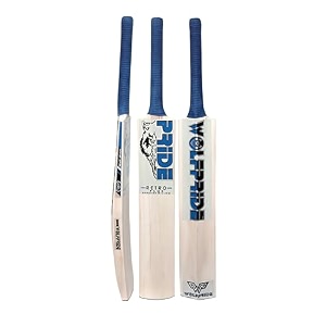 retro plus full size cricket bat ideal for age 15 yrs with anti scuff sheet toe and cover retro plus blue sticker amp blue grip kashmir willow cricket bat