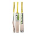 Retro Plus Full Size Cricket Bat, Ideal for Age 15+ Yrs with Anti Scuff Sheet, Toe, and Cover (Retro Plus Yellow Sticker &amp; Yellow Grip, Poplar Willow Cricket Bat)