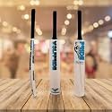 Retro Plus Full Size Cricket Bat, Ideal for Age 15+ Yrs with Anti Scuff Sheet, Toe, and Cover (Retro Plus Blue Sticker &amp; Black Grip, Himachal Willow Cricket Bat)