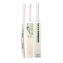 Retro Plus Full Size Cricket Bat, Ideal for Age 15+ Yrs with Anti Scuff Sheet, Toe, and Cover (Retro Plus Yellow Sticker &amp; White Grip, Kashmir Willow Cricket Bat)
