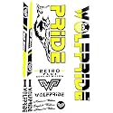 Retro Plus Yellow Cricket Bat Sticker