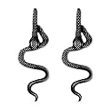Retro Snake Earrings for Women Men Gothic Punk Rock Snake Stud Drop Earrings Halloween Jewelry Accessories Gift