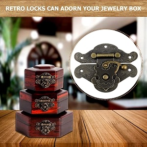 Retro Vintage Latch Hasp Pad Chest Lock