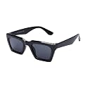 Retro Vintage Rectangilar Thick Abstract UV-Protected Sunglasses