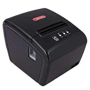 retsol rtp-82ue 200mm thermal receipt printer with lan interface amp usb connectivity 203 dpi resolution monochrome desktop barcode printing and label printing compatible with windows amp linux 1 pc